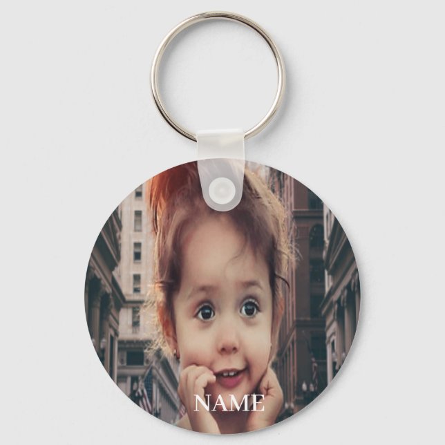 Custom Photo Keychain (Front)