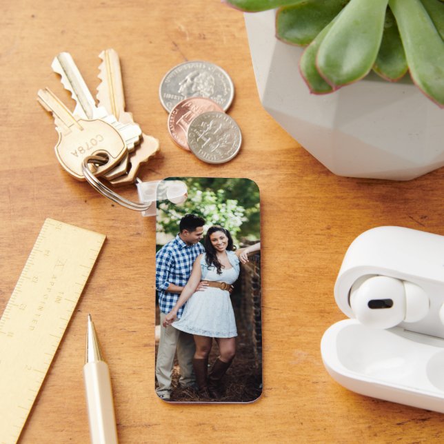 Custom Photo Keychain - Create Your Own Collage (Desk)