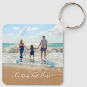Custom Photo Keychain Gift Your Photos and Text