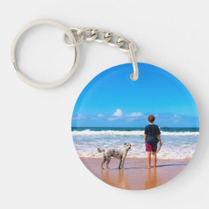 Custom Photo Keychain Ypur Pets Photos Gift