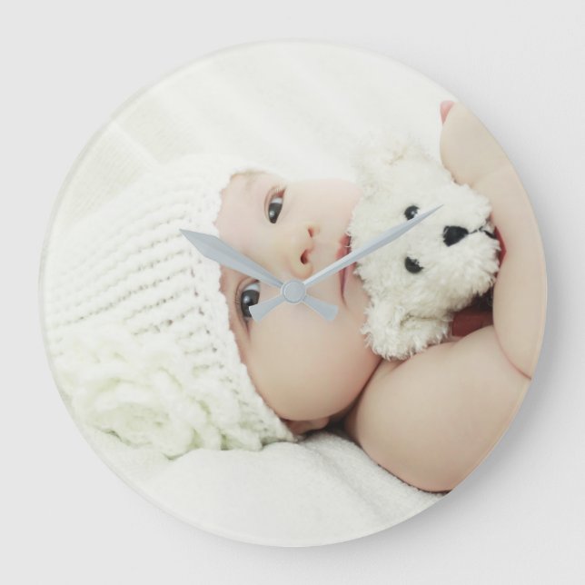 Custom Photo Large Clock (Front)
