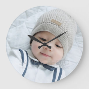 Custom Photo Large Clock