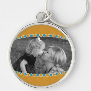 Custom Photo Large Premium Keychain