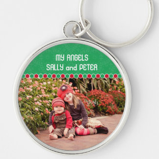 Custom Photo Large Premium Keychain