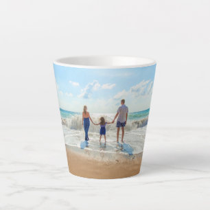 Custom Photo Latte Mug with Your Photos