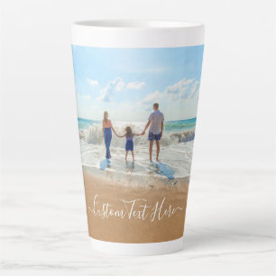 Custom Photo Latte Mug Your Own Design Gift