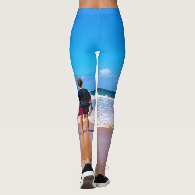Custom Photo Leggings Your Personalised Gift (Back)