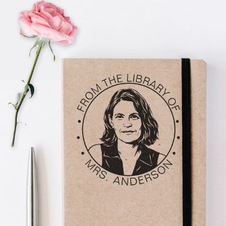 Custom Photo Library Teacher Self Inking Stamp