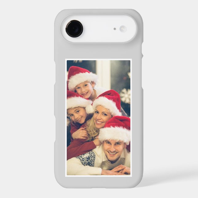 Custom Photo Light Gray Simple Style Case- Mate  (Back)