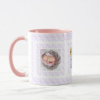 Custom Photo Lilac Pattern Mother’s Day Mum Mummy