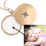 Custom Photo Logo Art Slogan Create It Yourself Gold Plated Necklace<br><div class="desc">Gold Plated locket necklace. Other styles available. Personalise it with your own photo,  artwork,  logo when you replace the transparent image for your own. Edit it using the Design Tool Bar to add Text or resize the image. For questions or help contact Sandy at admin@giftsyoutreasure.com</div>