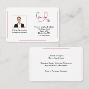 Custom Photo Logo Professional Simple Business Card