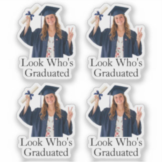 Custom Photo Look Who's Graduated Graduation Party
