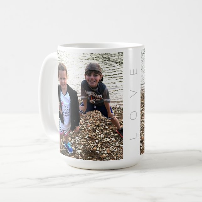 Custom Photo Love Coffee Mug (Front Left)