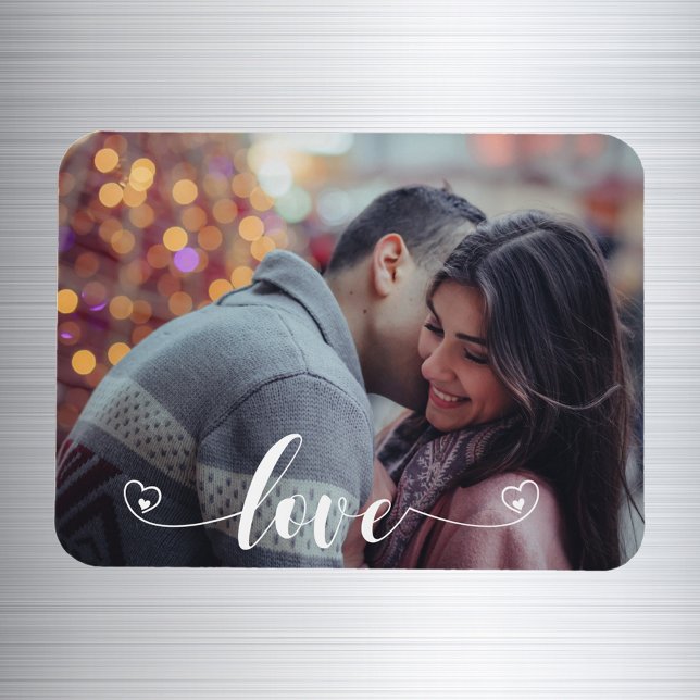 Custom Photo Love Magnet Wedding Anniversary Gift (Creator Uploaded)