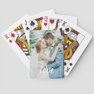 Custom Photo Love Script Playing Cards – Personali Playing Cards