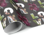 Custom Photo Love Wedding Wrapping Paper<br><div class="desc">This wrapping paper is designed with the Couple's photo mask with the words LOVE. Looks very stylish! You can easily personalise this gift wrapping by your photo. Create one for your friends and family's wedding Gift today! For further customisation, please click the "customise further" link and use our design tool...</div>