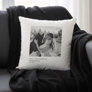 Custom Photo  – Love You Forever Cushion