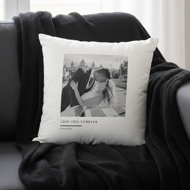 Custom Photo  – Love You Forever Cushion (Creator Uploaded)