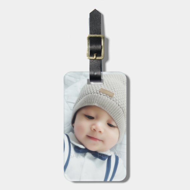 Custom Photo Luggage Tag (Front Vertical)