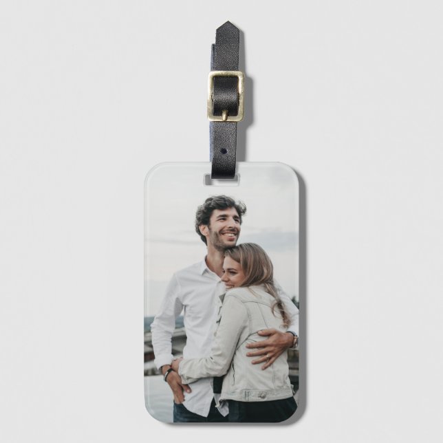 Custom Photo Luggage Tag (Front Vertical)
