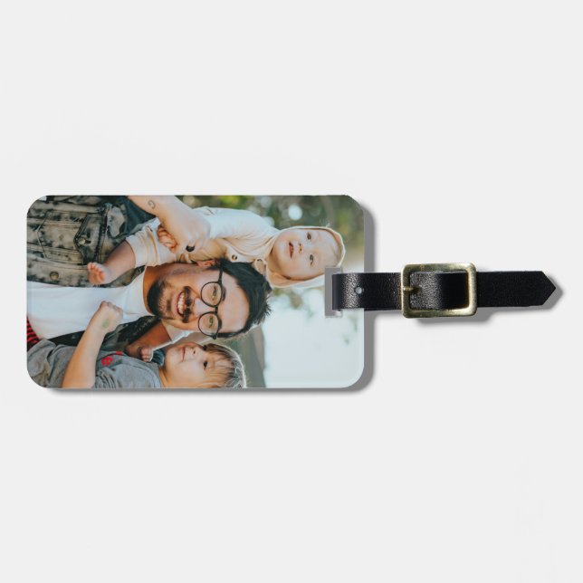 Custom Photo Luggage Tag (Front Horizontal)