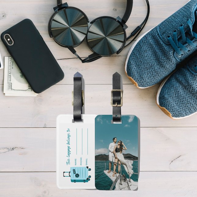Custom Photo Luggage Tag (Creator Uploaded)