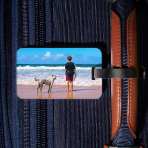 Custom Photo Luggage Tag with Your Favourite Photo