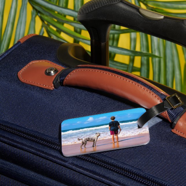 Custom Photo Luggage Tag with Your Photos Design (Back Insitu 1)