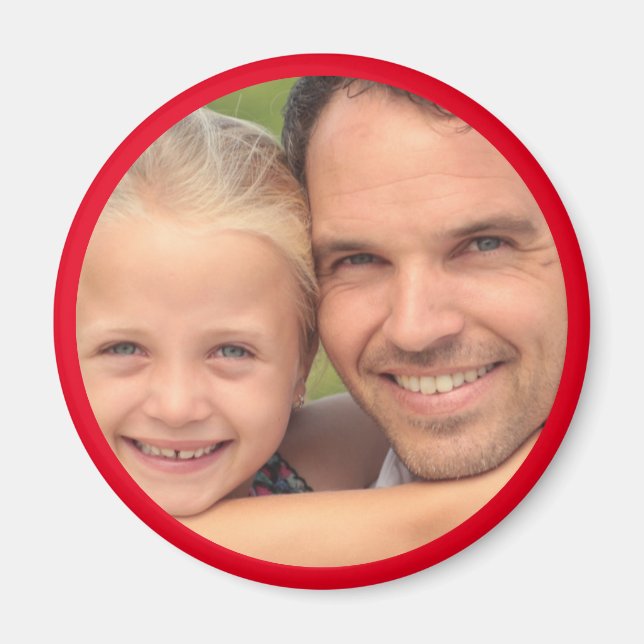 custom photo magnet (Front)