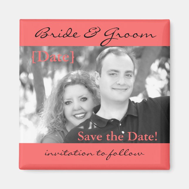 CUSTOM PHOTO Magnet (Front)