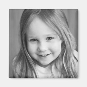 Custom photo magnet