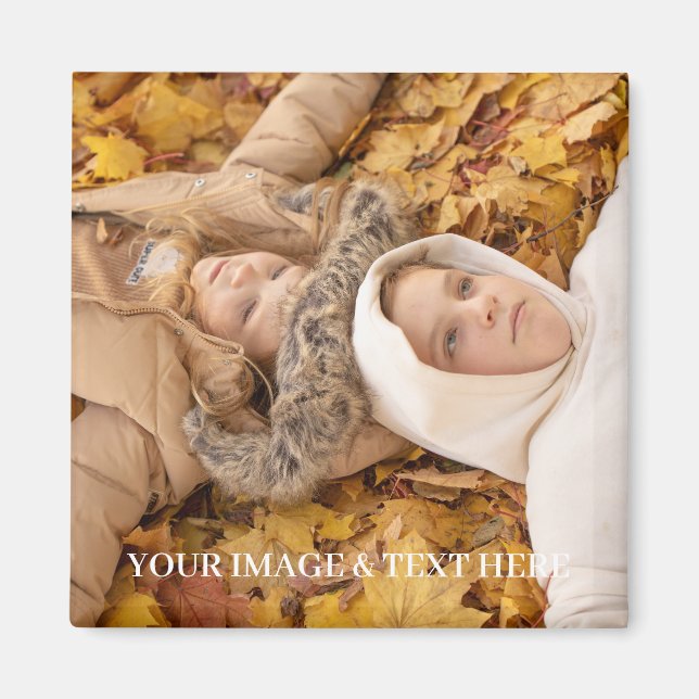 Custom Photo Magnet (Front)