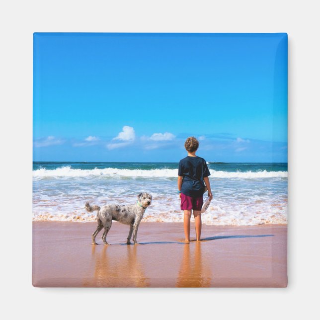 Custom Photo Magnet Gift Your Photos Design (Front)