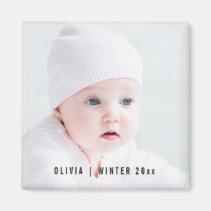 Custom Photo Magnet   Optional Text Overlay