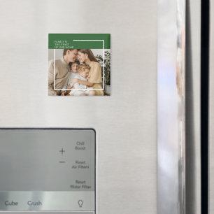 Custom Photo Magnet with Personalised Message