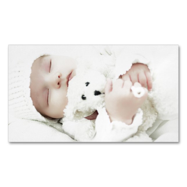 Custom Photo Magnetic Business Card (Front)