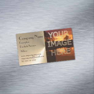 Custom Photo Magnetic Business Cards 