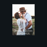 Custom Photo Make it Unique Wedding Anniversary Canvas Print<br><div class="desc">Add your favourite photo to customise and personalise this elegant canvas print. Beautiful wedding anniversary gift. 

Photo by Jessica Rockowitz from Unsplash,  thank you!</div>