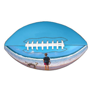 Custom Photo Make Your Own Design - I Love My Pet American Football