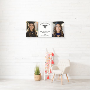 Custom Photo Medical School Doctor Nurse Graduate Banner
