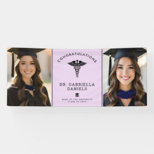Custom Photo Medical School Doctor Nurse Graduate Banner