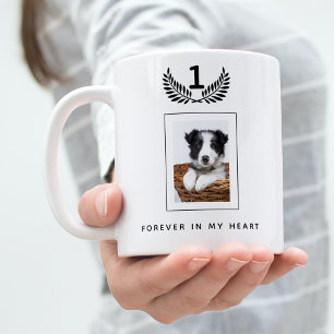 Custom photo memorial dog pet coffee mug