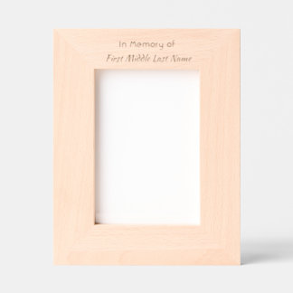 Custom Photo Memorial Keepsake Etched Frames