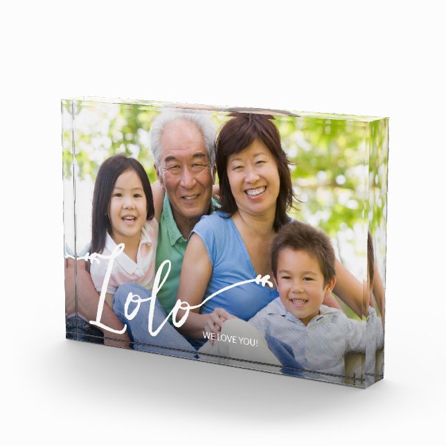 Custom Photo Message Name Lolo Script Block (Right)