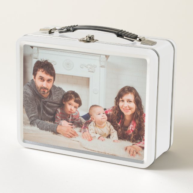 Custom Photo. Metal Lunch Box (Front)