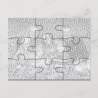 Custom Photo MOCK Puzzle Post Card - 9 pieces