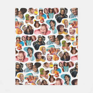 Custom Photo Modern Camouflage Fleece Blanket