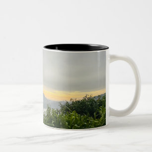 Custom Photo Modern Cool Elegant Create Your Own Two-Tone Coffee Mug