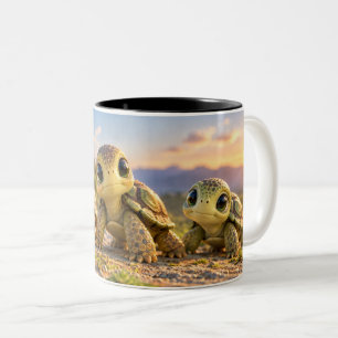 Custom Photo Modern Cool Elegant Create Your Own Two-Tone Coffee Mug